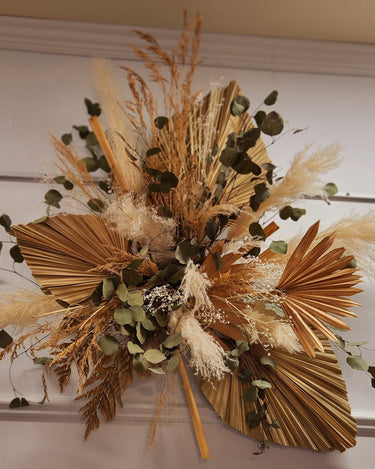 Arrangement de fleurs séchées