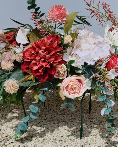 Funéraire / Arrangement de pierre tombale