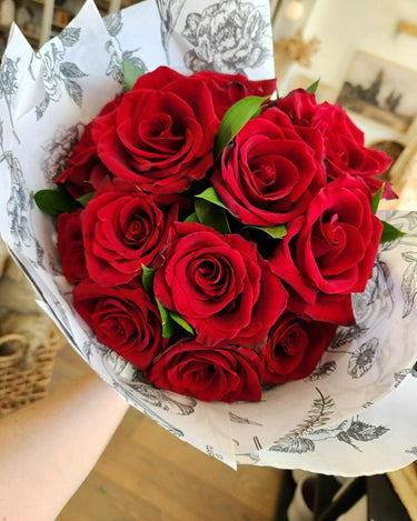 Bouquet de roses fraîches